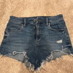 Denim shorts